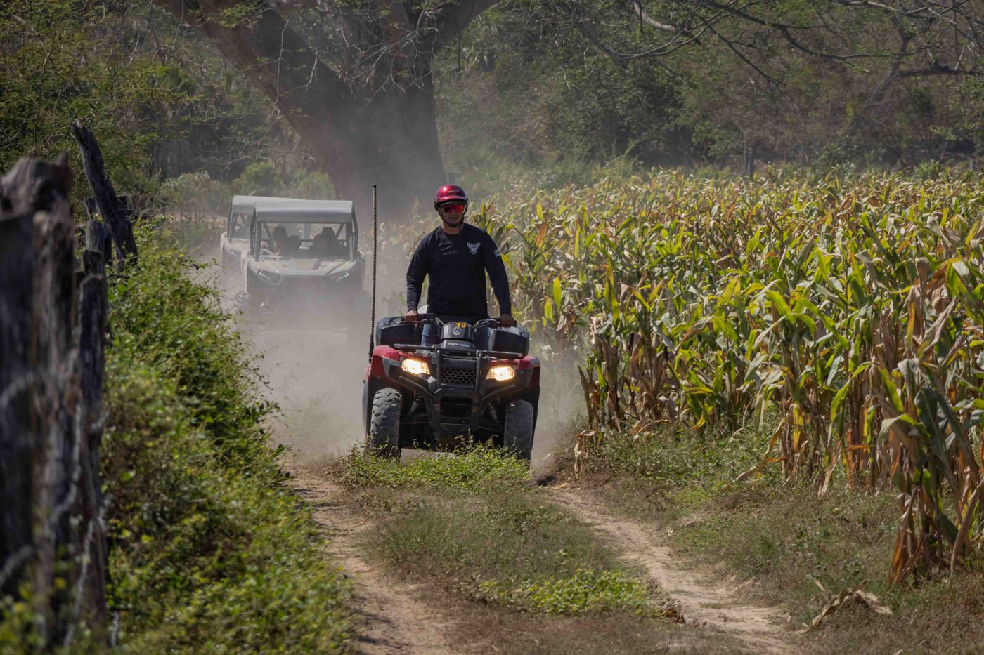 Off-road RZR tour through farmland in Nayarit