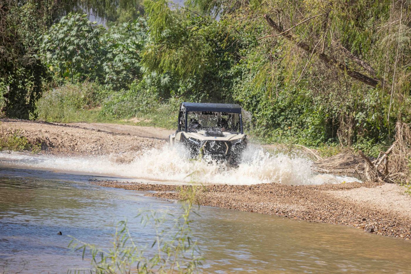 RZR tour with river crossing adventure in Nayarit Mexico