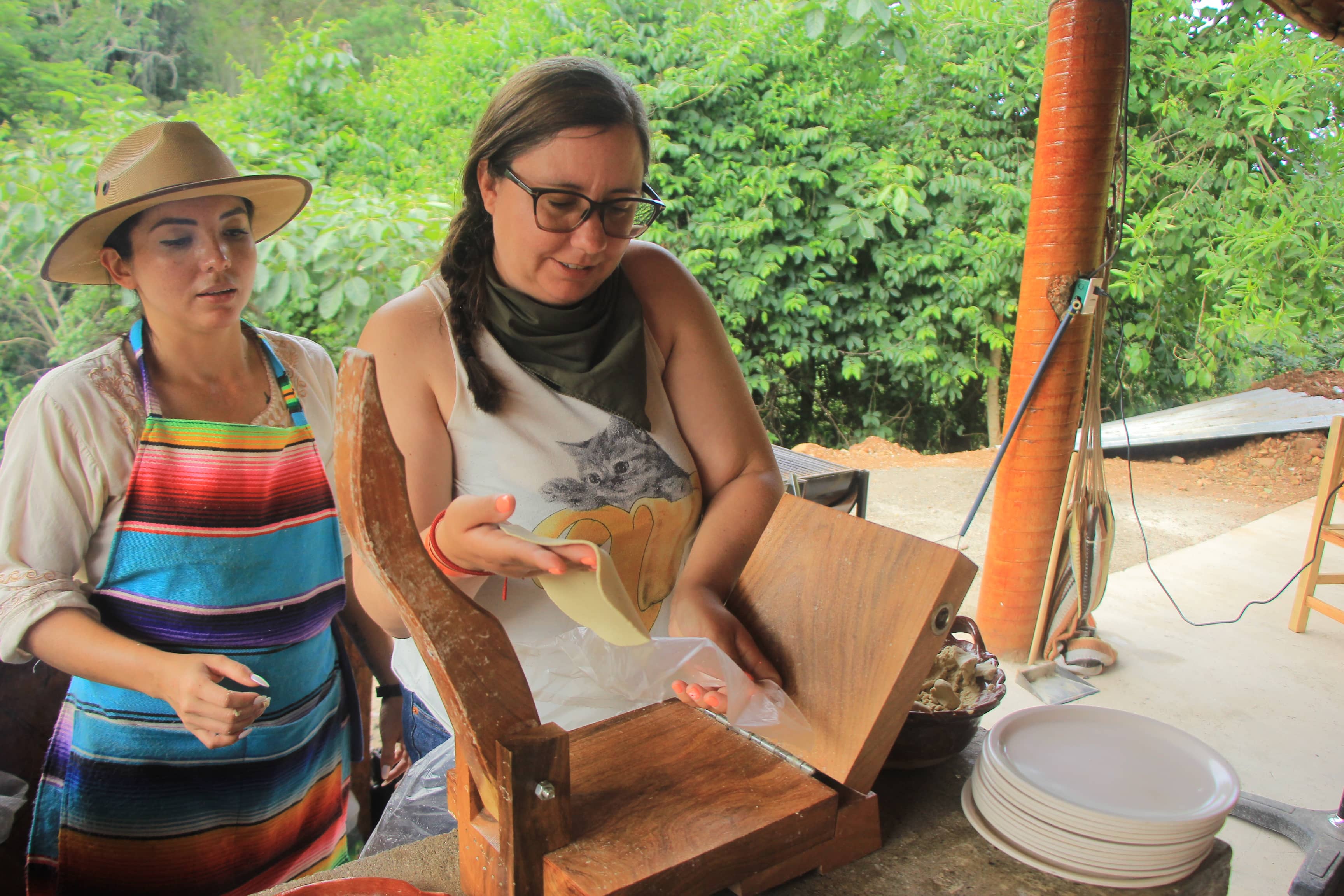 tortillas make with hand