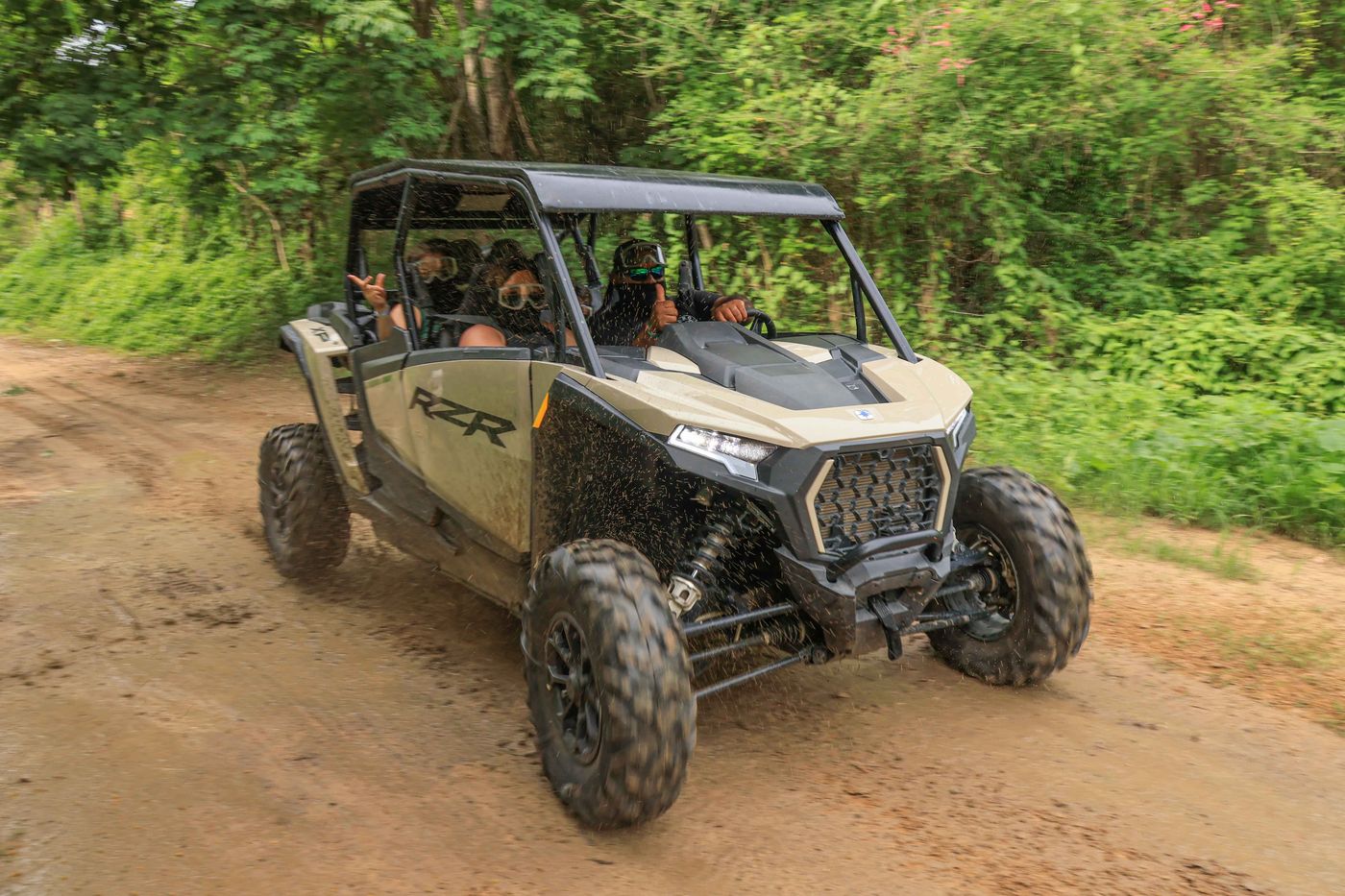 RZR tour on off-road trails surrounded by nature in Capomo, Nayarit