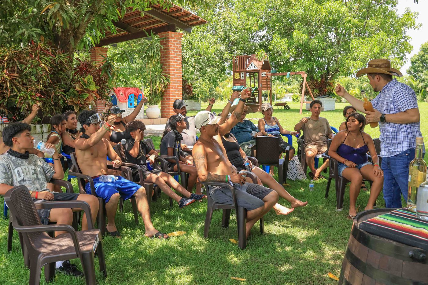 Traditional tasting experience during a RZR adventure tour in Nayarit