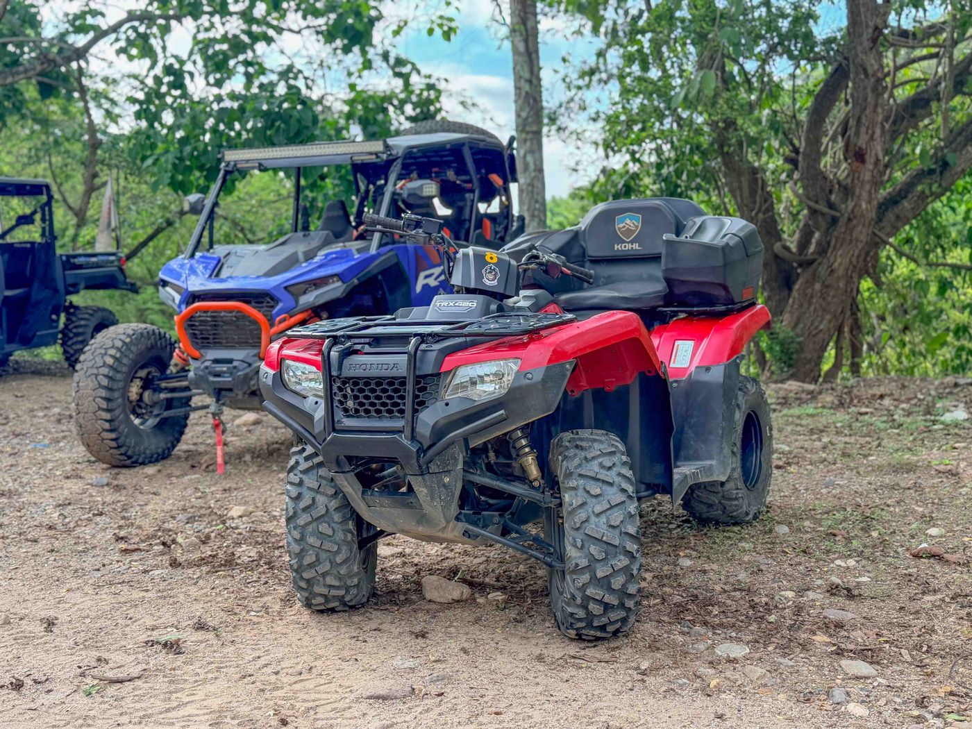 ATV and Polaris RZR vehicles ready for an off-road adventure in Puerto Vallarta