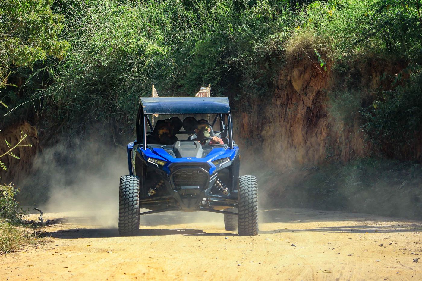 Polaris RZR exploring scenic routes to the beach
