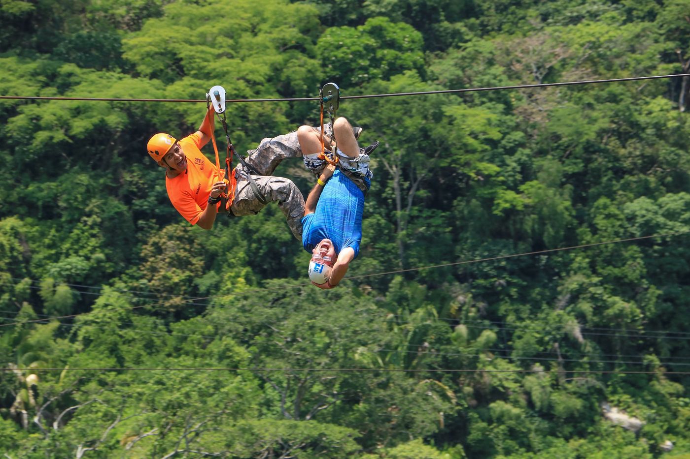 Scenic zipline tour through the Sierra Madre.