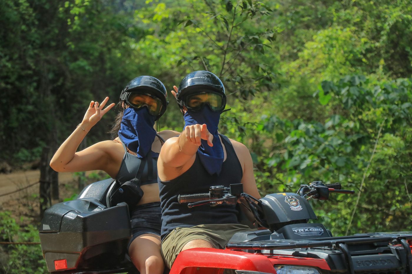 Travelers enjoying a guided excursion through traditional villages